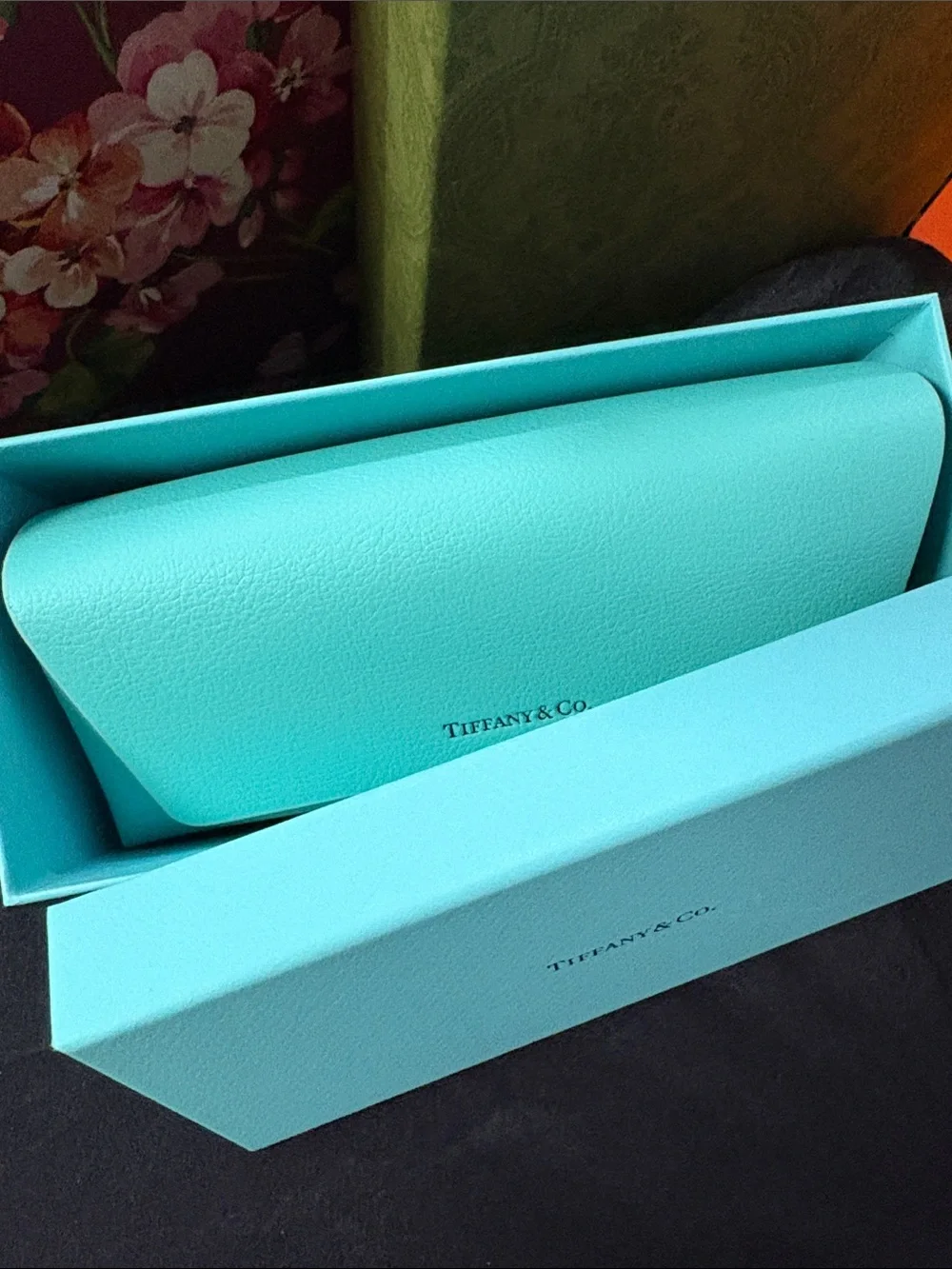 NEW Full Set! Tiffany & Co Sunglasses TF4174. Opal Gray Gold Crystals  54mm